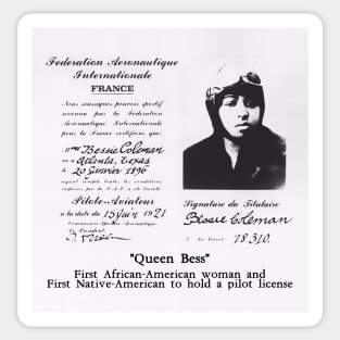 Bessie Coleman Sticker